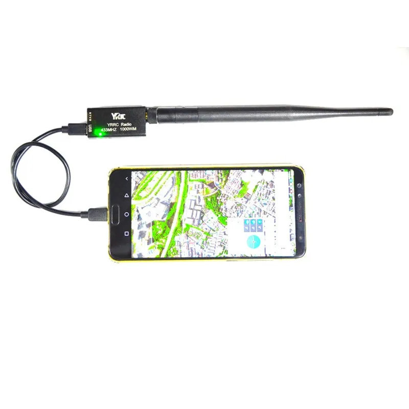 YYRC 3DR Radio Telemetry 1000MW 915Mhz 433Mhz Air and Ground Data Transmit Module with OTG For APM Pixhawk Flight Control