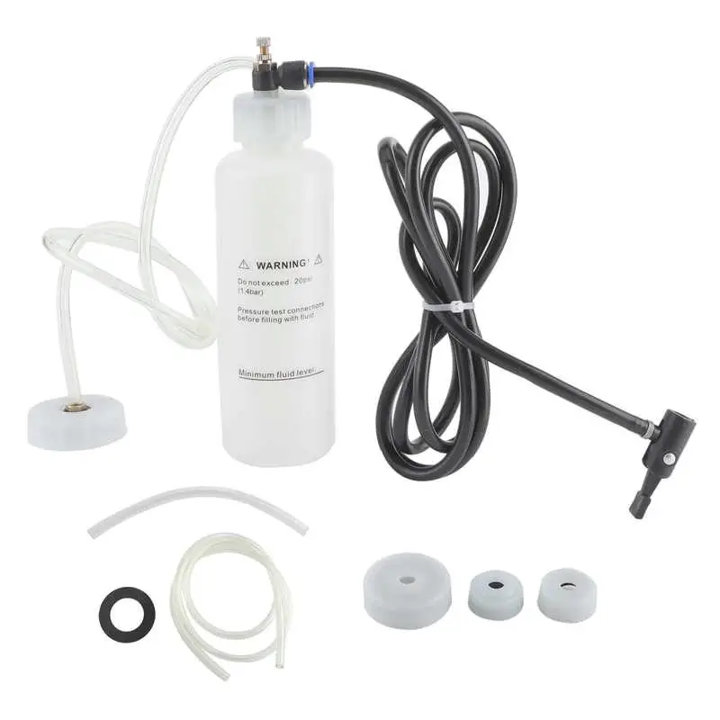 500ml Air Brake Bleeder Kit - Car Vacuum Pump for Clutch & Brake Fluid - Powerful Car Brake Bleeding Tool