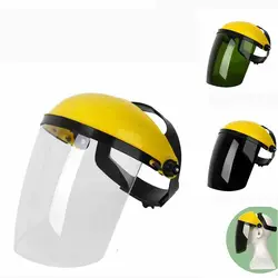 Maschera protettiva per saldatura del viso casco per saldatura resistente al calore regolabile officina per maschera saldatrice antipolvere antiurto