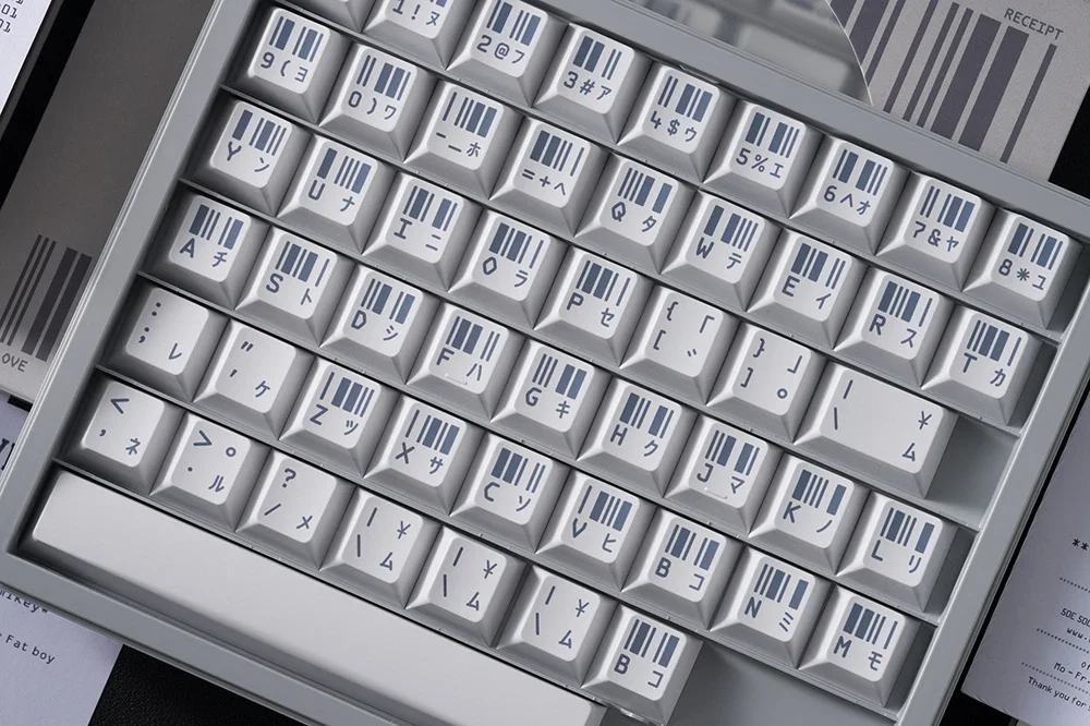 Imagem -02 - Luva x Domikey Keycap Conjunto Keyboard Recibo Oem Perfil Cereja Corante Subbed Pbt Grosso Bm60 Csct75 Bm65 Bm68 Xd60