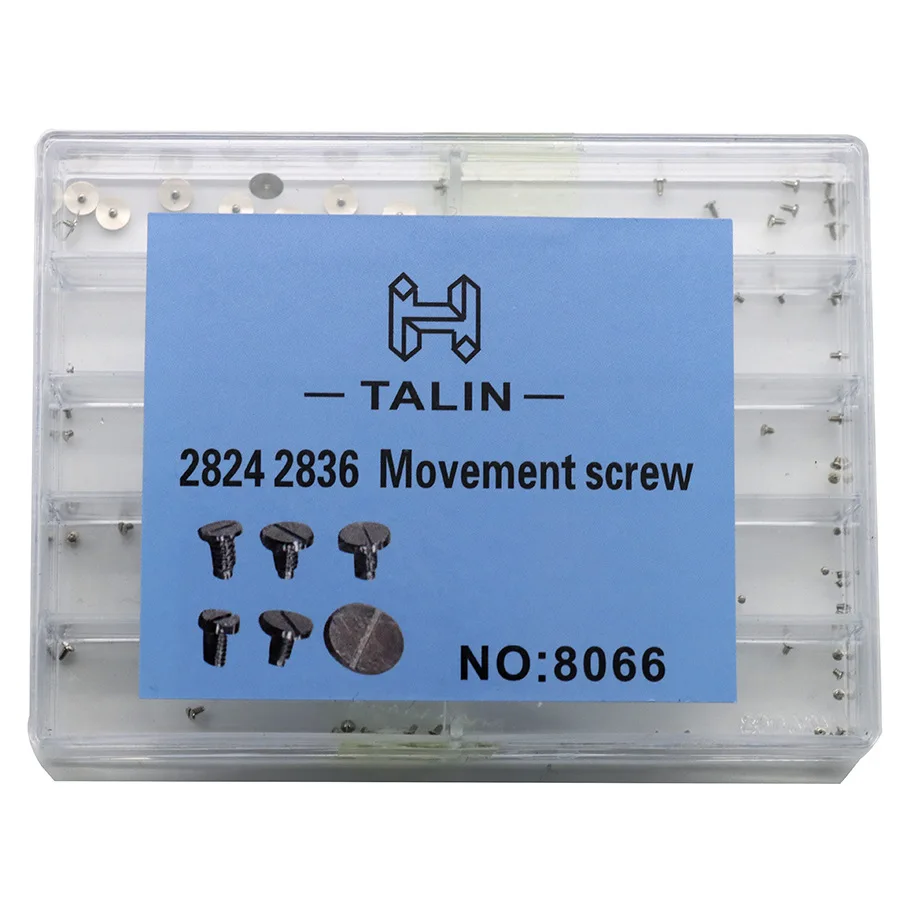 1Box Screw Watch Movement Wheel Screw Kit For 8200/2824/2836/46943/46941 Watch Movement Screw Fixing Screw Kit Watch Accessories