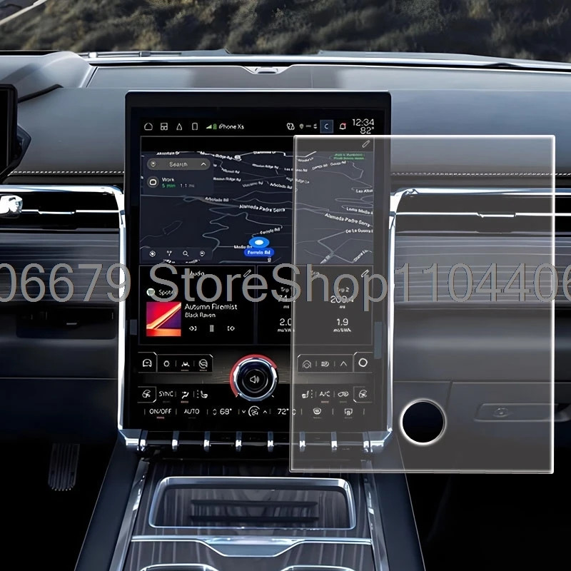 

screen protectorTempered glass For GMC Sierra EV 2024 2025 16.8inch car radio gps navigation displayscreen protective film
