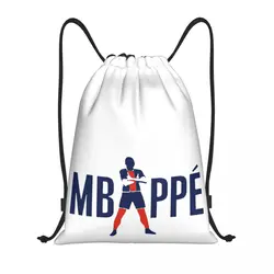 France Football Team Kylianer And Mbappﾩ And Mbappe (8) Graphic Vintage Drawstring Bags Gym Bag Infantry pack Cozy Backpack