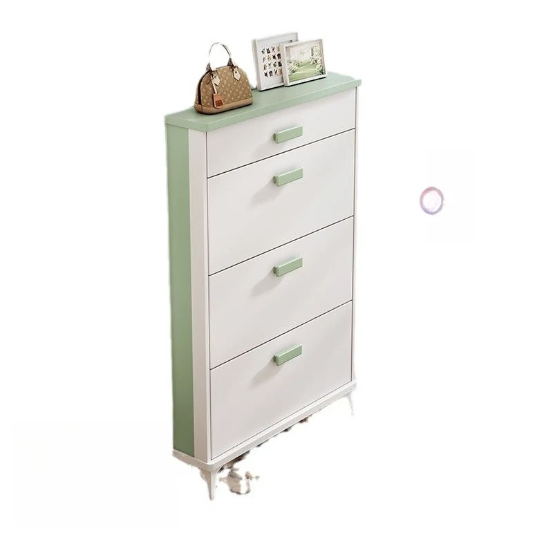 

ultra-thin tipping bucket shoe cabinet, storage at the door of the home, integrated shoe cabinet at the entrance