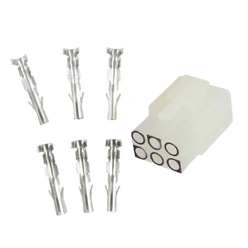 10pcs YAESU Radio 6 Pin Power Socket Cable Connector Shortwave 6pin Plug  Adapter for YAESU TK707 FT757 FT-857D 897D Walkie Talki