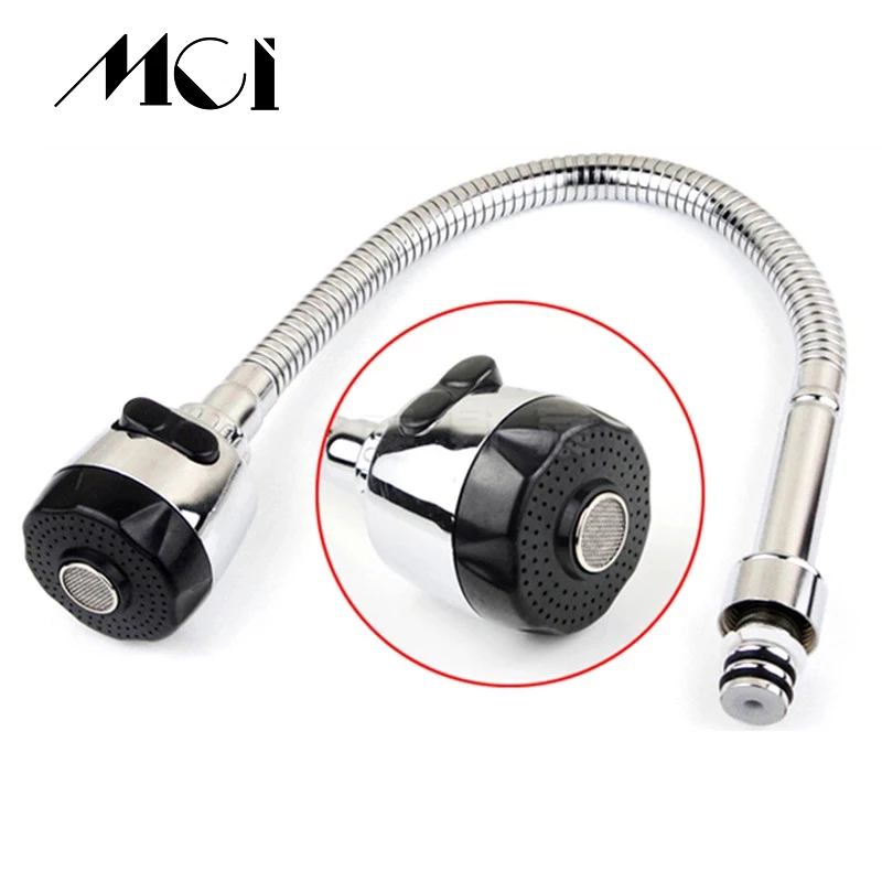 MCI Kitchen Faucet Extender 360°rotation Extension Tube For Outer Joint Sink Splash Head Filter Washing Wavsh Basin Splash Head