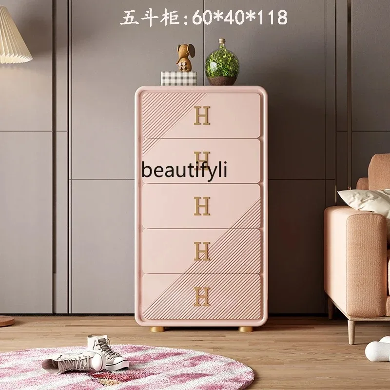 S ضوء فاخر المدخل تخزين خزانة ذات أدراج الحديثة الحد الأدنى غرفة المعيشة غرفة نوم السرير أثاث خزانة متعدد الوظائف 0 #4