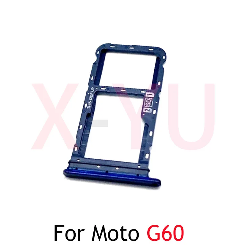 Untuk Motorola Moto G60 G60S G04 G14 G84 bagian perbaikan penggantian adaptor tempat baki kartu SIM