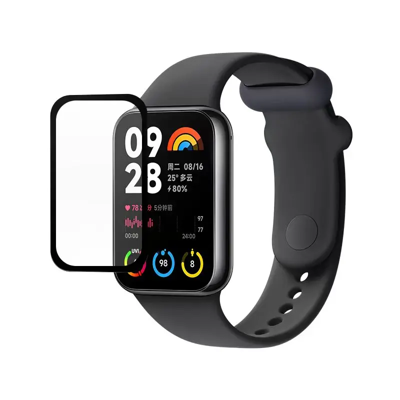 1/3/5 шт. Защитная пленка для часов Xiaomi Mi Band 8 Pro HD устойчивая к царапинам композитная пленка 3D смарт-часы защита экрана аксессуары