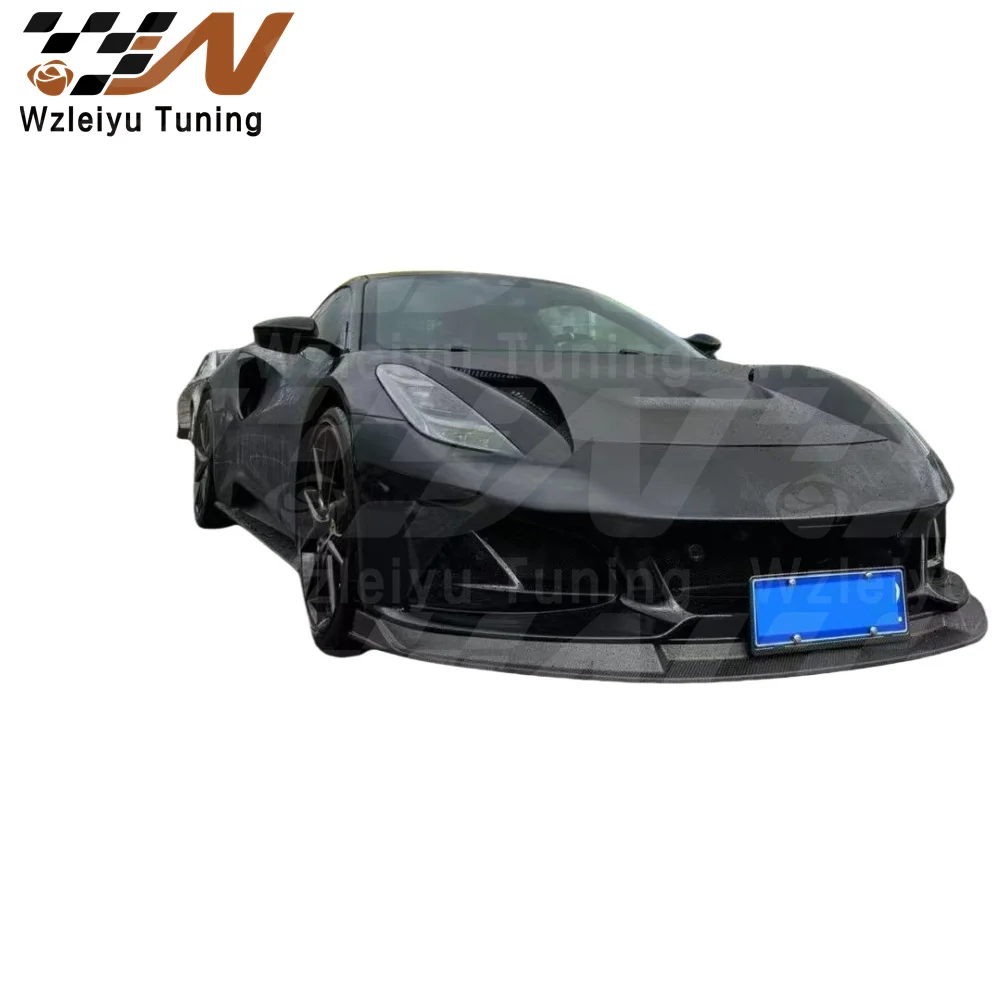 Vors Style Dry Carbon Fiber Front Bumper Lip Fit For Lotus Emira 21-24 High Quality Fitment