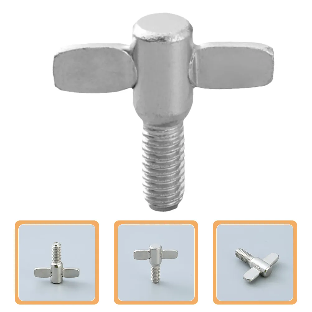 10Pcs Drum Accessories Aluminum Alloy Cymbal Screws Drum Set Wing Screws Multi Purpose Rack Parts Fasteners M6