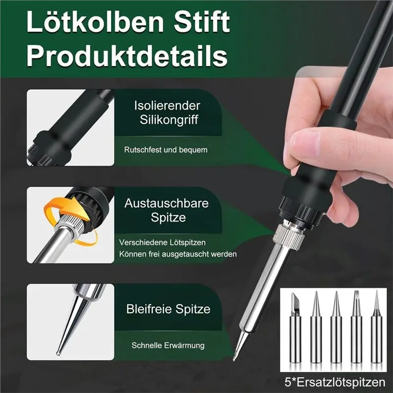 AB33-Soldering Iron For 18V Home And Garden PBA Battery Fast Heating Soldering Station