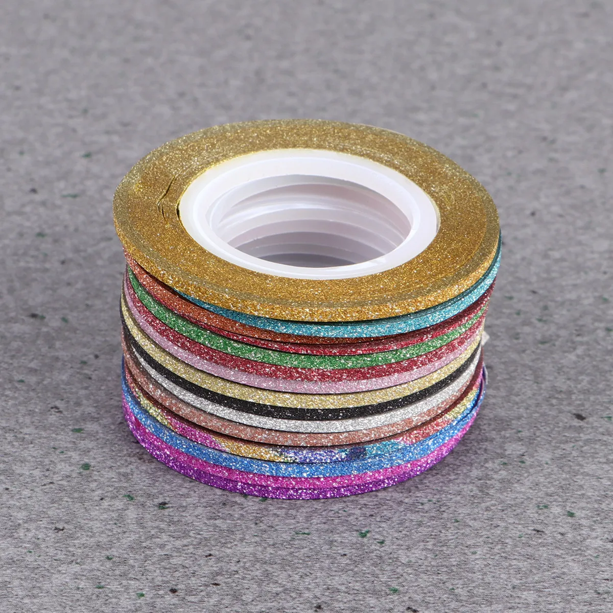 

14 Rolls 2Mm Nail Decoration Tapes Self Adhesive Shiny Lines for Nail Art Design Manicure DIY Tool Sparkle Decals Women