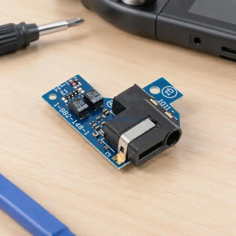 Earphone Port Circuit Assembly for the Intended Handheld Console