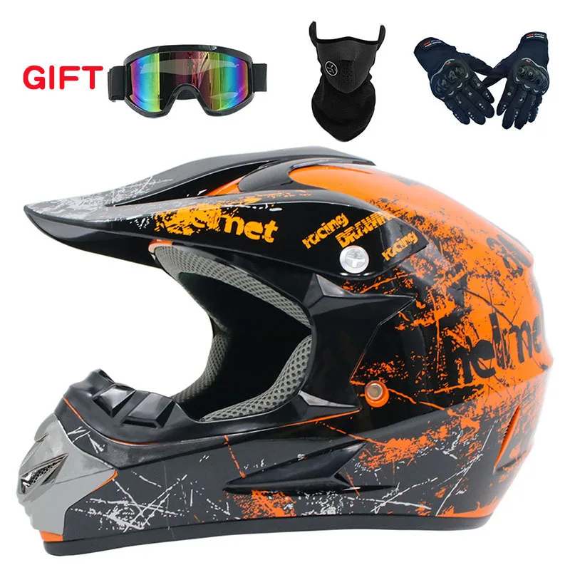 Casque de moto léger professionnel, sécurité modulaire rabattable, pour Voyage, course, objectif, visière intérieure