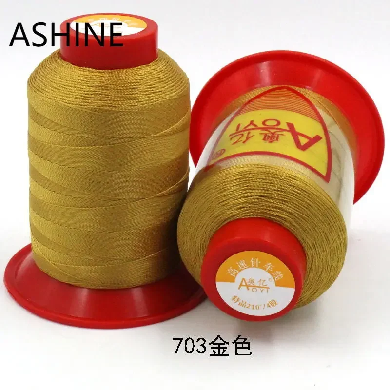 210D/4 High Strrong Sewing Leather Thread For Sewing Repair Shoes Sofa Mat 0.4mm yarn Polyester Handmade &MachineThread