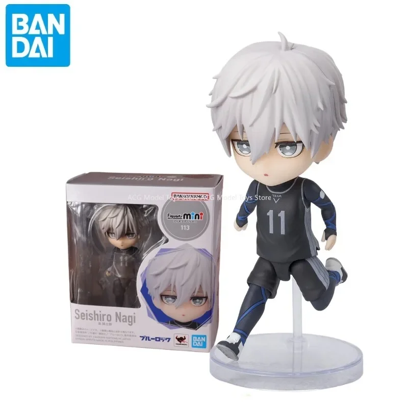 

In Stock Original Bandai Figuarts Mini BLUE LOCK Nagi Seishiro Action Figure Toys Collection Model Gift