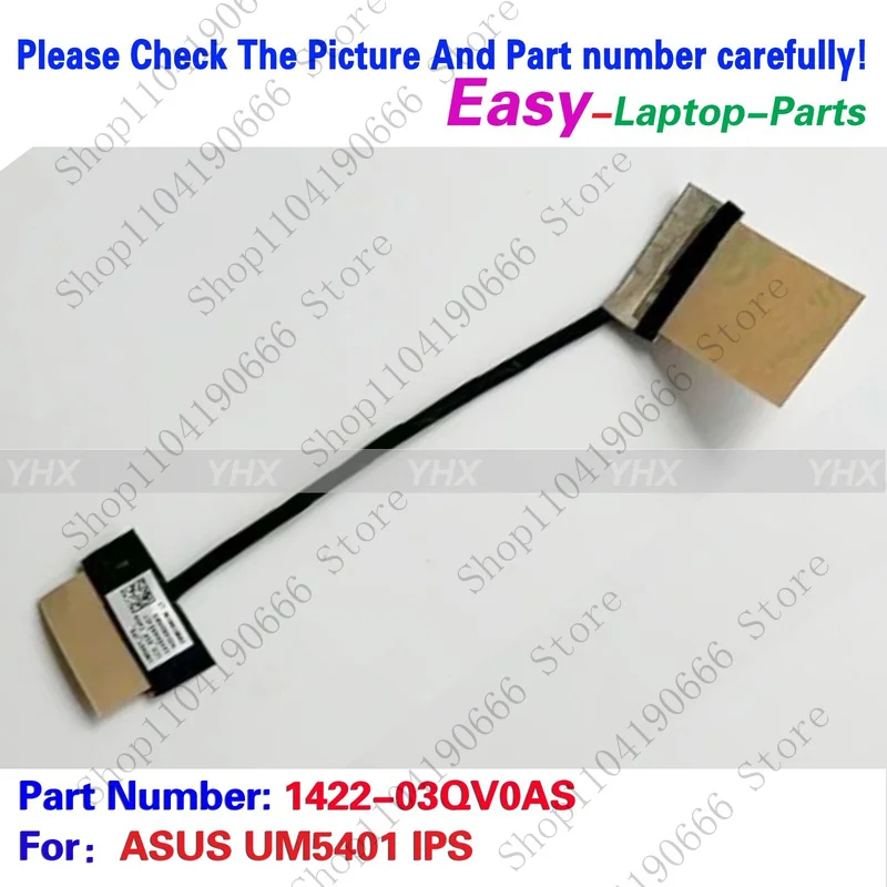 

bd New For ASUS UM5401 IPS LCD EDP CABLE 1422-03QV0AS.