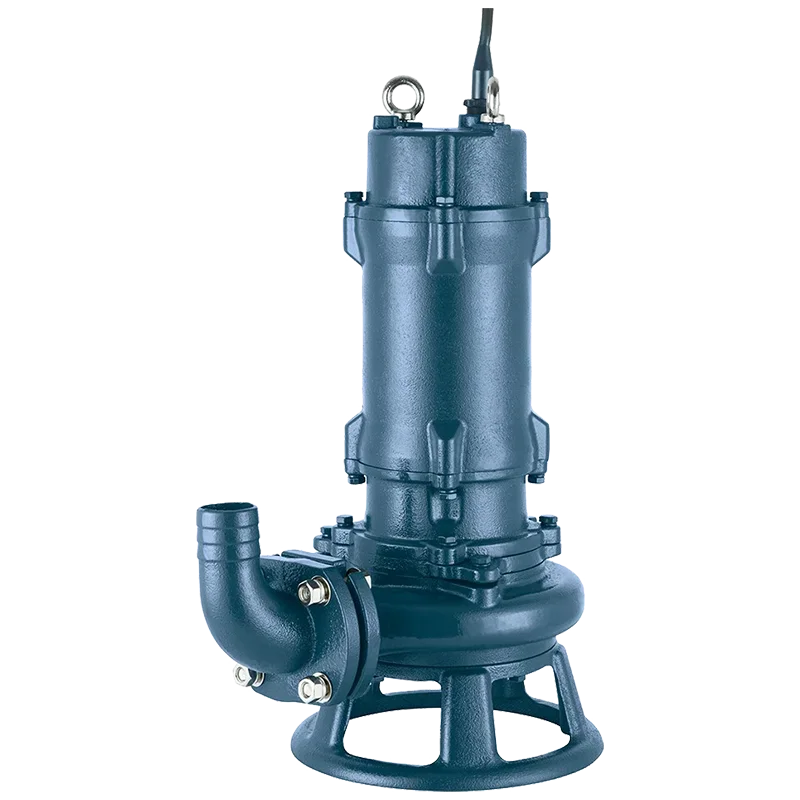 

Portable high lift pump for sewage and wastewater handling in deep well installations with abrasion resistance