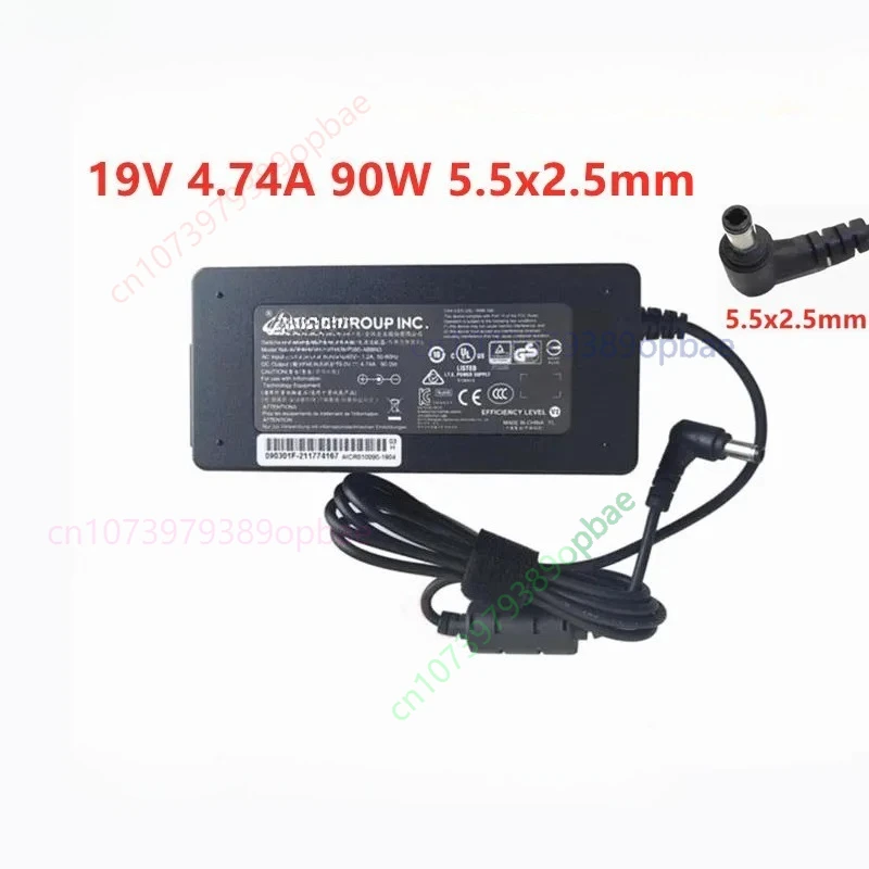 Used Genuine For FSP FSP090-ABBN3 19V 4.74A 90W 5.5x2.5mm FSP090-ABBN2 AC Adapter For Laptop Power Supply Charger