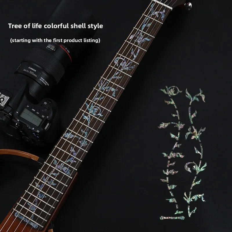 Folk Guitar Personalized Fretboard Sticker, Special Decorative Electric Guitar Panel Sticker for Fretboard Care and Protection