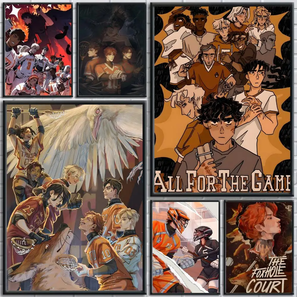 

Anime A-All For The Game Poster Trendy And Easy-to-Apply Wall Art Stickers For Home Decor And Dorm Room Walls