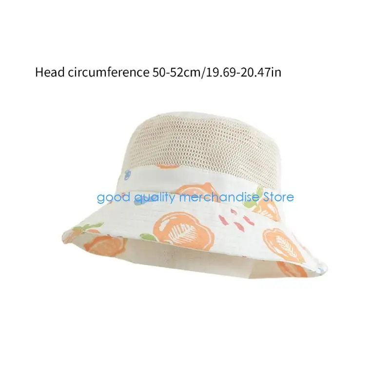 قبعة Y5JD للأطفال للحماية من الشمس من نسيج شبكي قابل للتنفس وقابلة للطي ذات حواف واسعة للتخييم على الشاطئ والمغامرات الخارجية #6