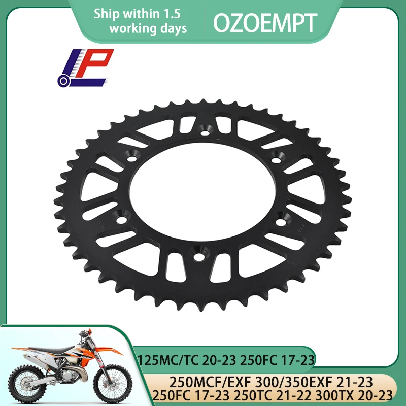 

OZOEMPT 520-51T Motorcycle Rear Sprocket Apply to 125MC/TC 20-23 250MCF/EXF 300/350EXF 21-23 250FC 17-23 250TC 21-22 300TX 20-23