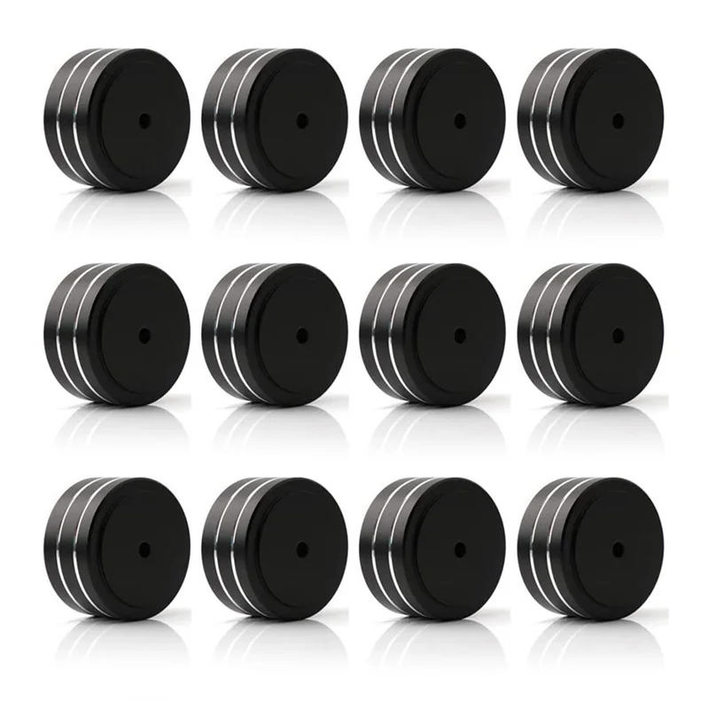 12 個 40X20mm アルミニウム Hifi AMP スピーカー分離スタンド ターンテーブル DAC フィートパッド-VVNB