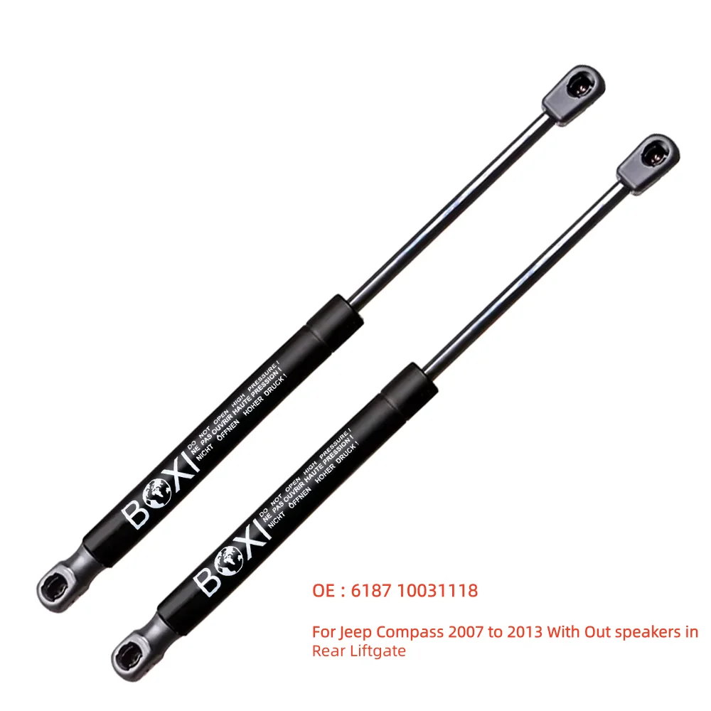 

BOXI 2pcs Liftgate Gas Spring Lift Support SG314041 6187 10031118 For Jeep Compass 2007-2013 With Out speakers in Lift Struts