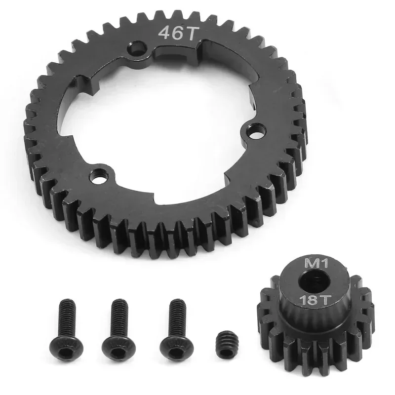 Engranaje recto con piñón M1 18T 6447 6449 para Trxs 1/5 x-maxx 1/10 e-revo 2,0 VXL MAXX piezas de mejora