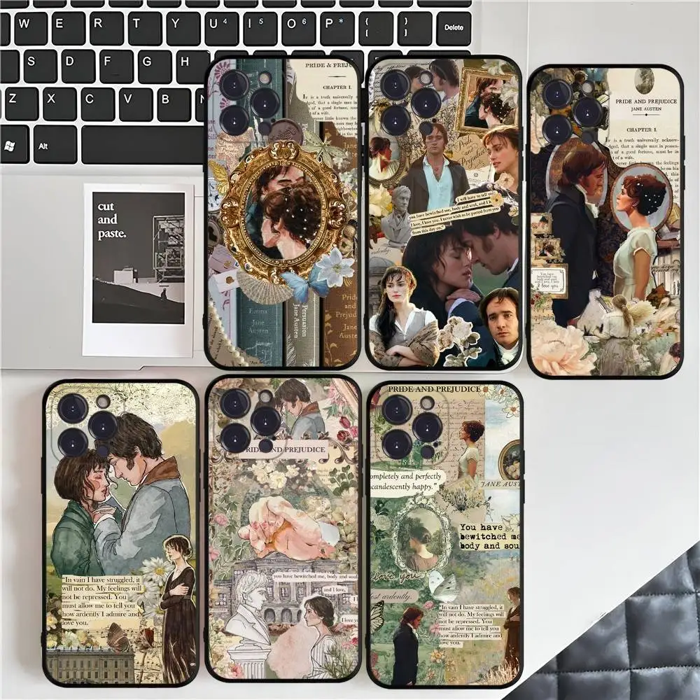

Pride And Prejudice Jane Austen Phone Case For IPhone 17 16 14 15 13 12 11 Pro Max Plus Silicone Soft Cover