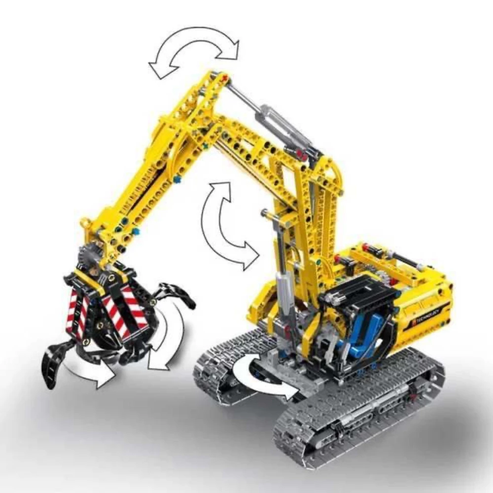 Technical Limited Edition  Crawler Excavator Building Blocks Sets For Kid Bricks Toys For Boys Gifts Compatible With Legoed