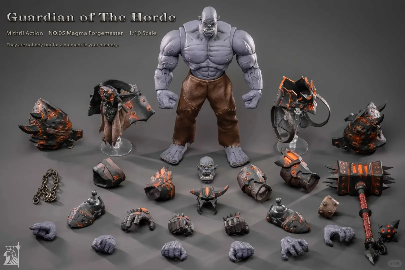 

Официальная шарнирная модель Grey Knight Tribal Guard 05 — подарок на складе Lava Forgemaster