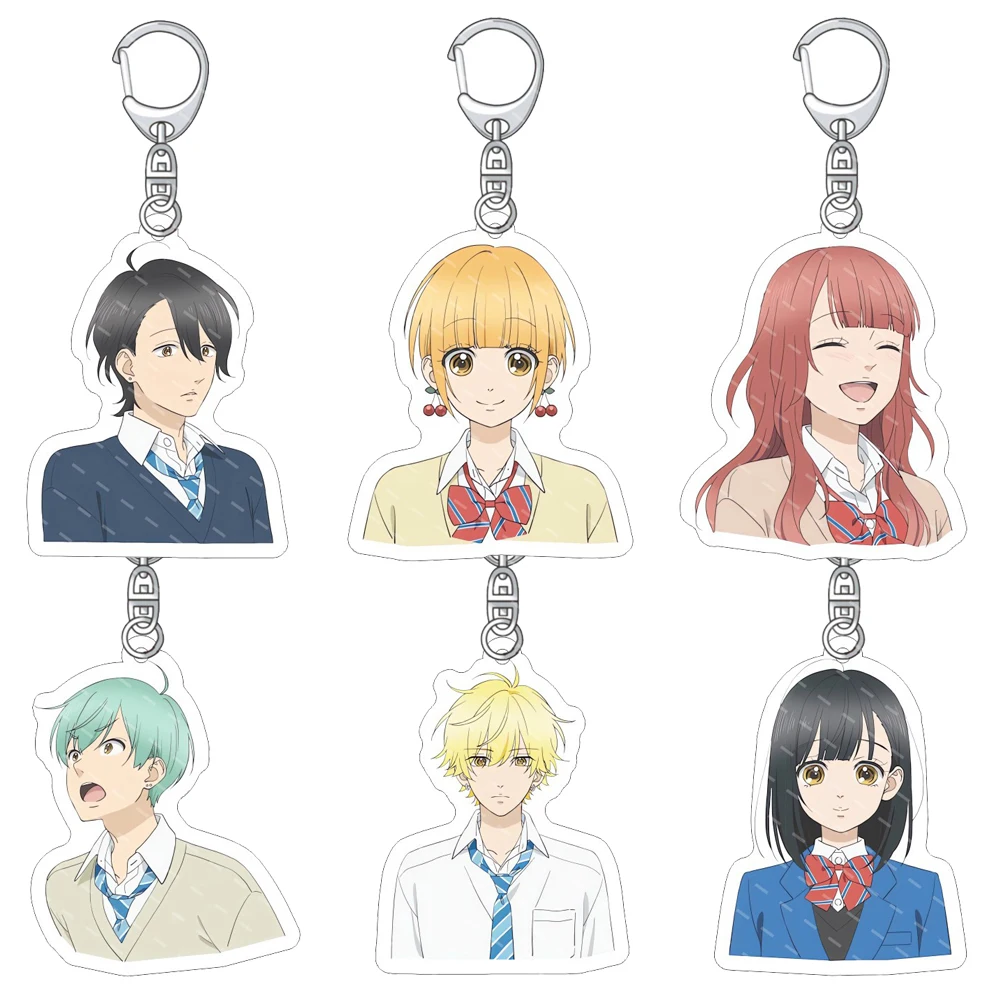 Аниме Honey Lemon Soda акриловый брелок Uka Ishimori Kai Miura Serina Kanno фигурки косплей сумка кулон брелок Декор фанаты подарки Аниме Honey Lemon Soda акриловый брелок Uka Ishimori Kai Miura Serina Kanno фигурки косплей сумка кулон брелок Декор фанаты подарки