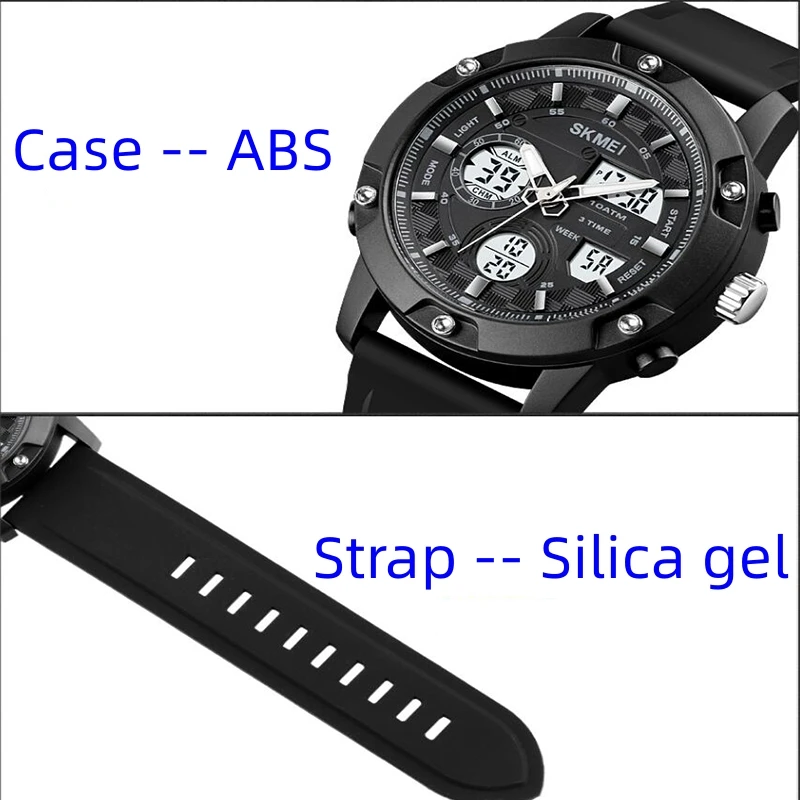 Skmei Luxury Top Sport Digital Quartz Watch Men 10bar Waterproof Countdown Chrono LED Electronic Wristwatches Relogio Masculino