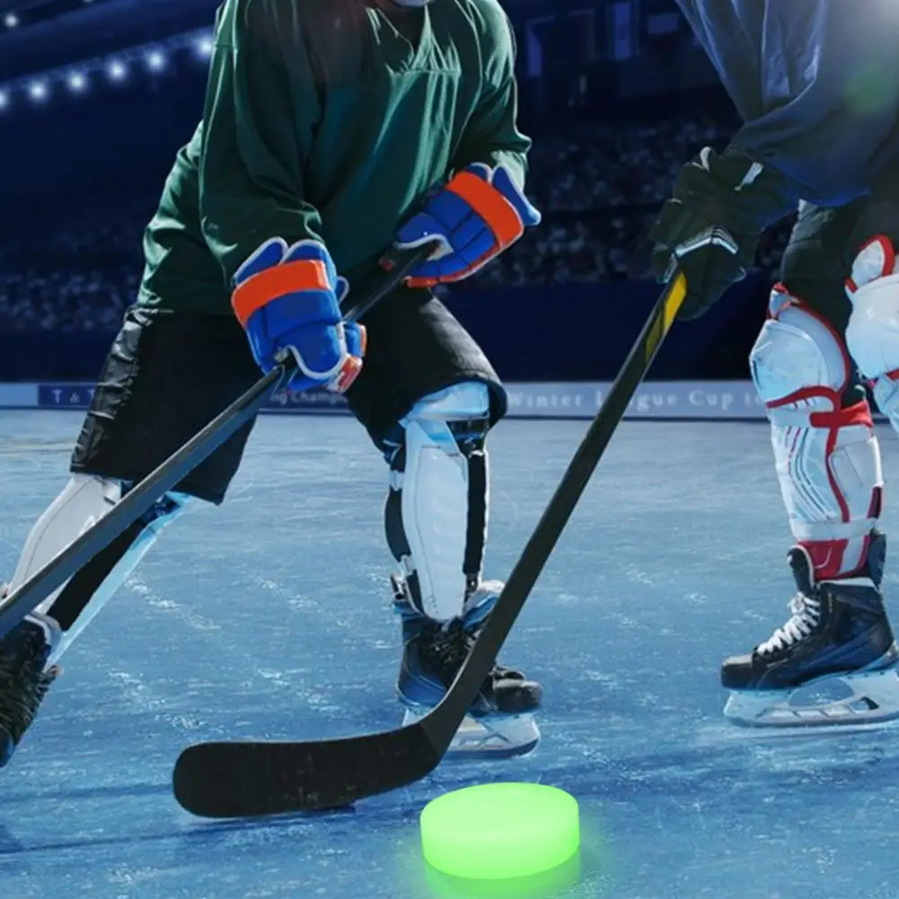 

Indoor Hockey Puck Glow Dark Hockey Ball Set for Kids Adults 10 Pack of Ice Hockey Balls for Indoor Outdoor Sports for Youth