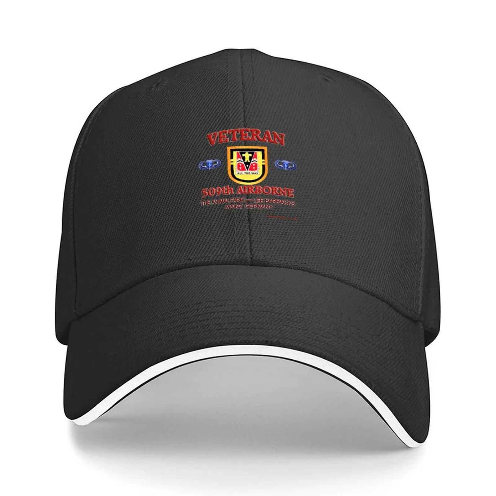 

2nd Btn- 509th Airborne 10 Shirt Baseball Cap sun hat Brand Man cap Cosplay Visor Men Golf Wear Women's