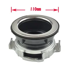 1pc 11 X 6.5 Cm Food Waste Disposer Parts Flange Drain Lock Nut Replacement Garbage Disposal Stainless Steel/Plastic Power Tools