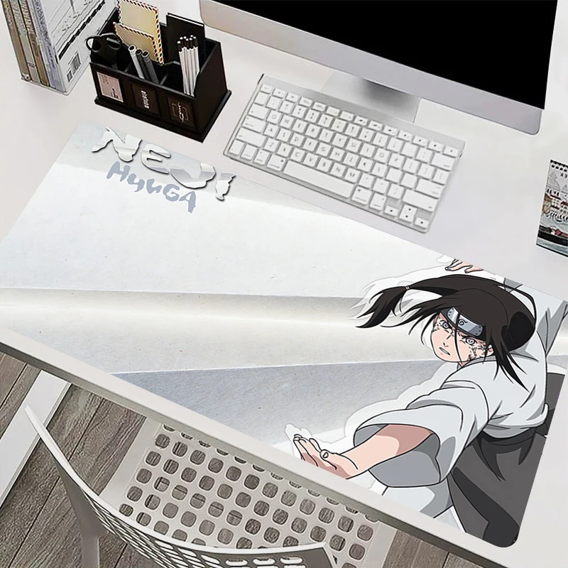 

Mouse Pad PC Accessories Keyboard Pad Office Desk Mat Anti Slip Mousepad Rubber Tablet Pad Naruto Neji Hyuga Gaming Extended Pad