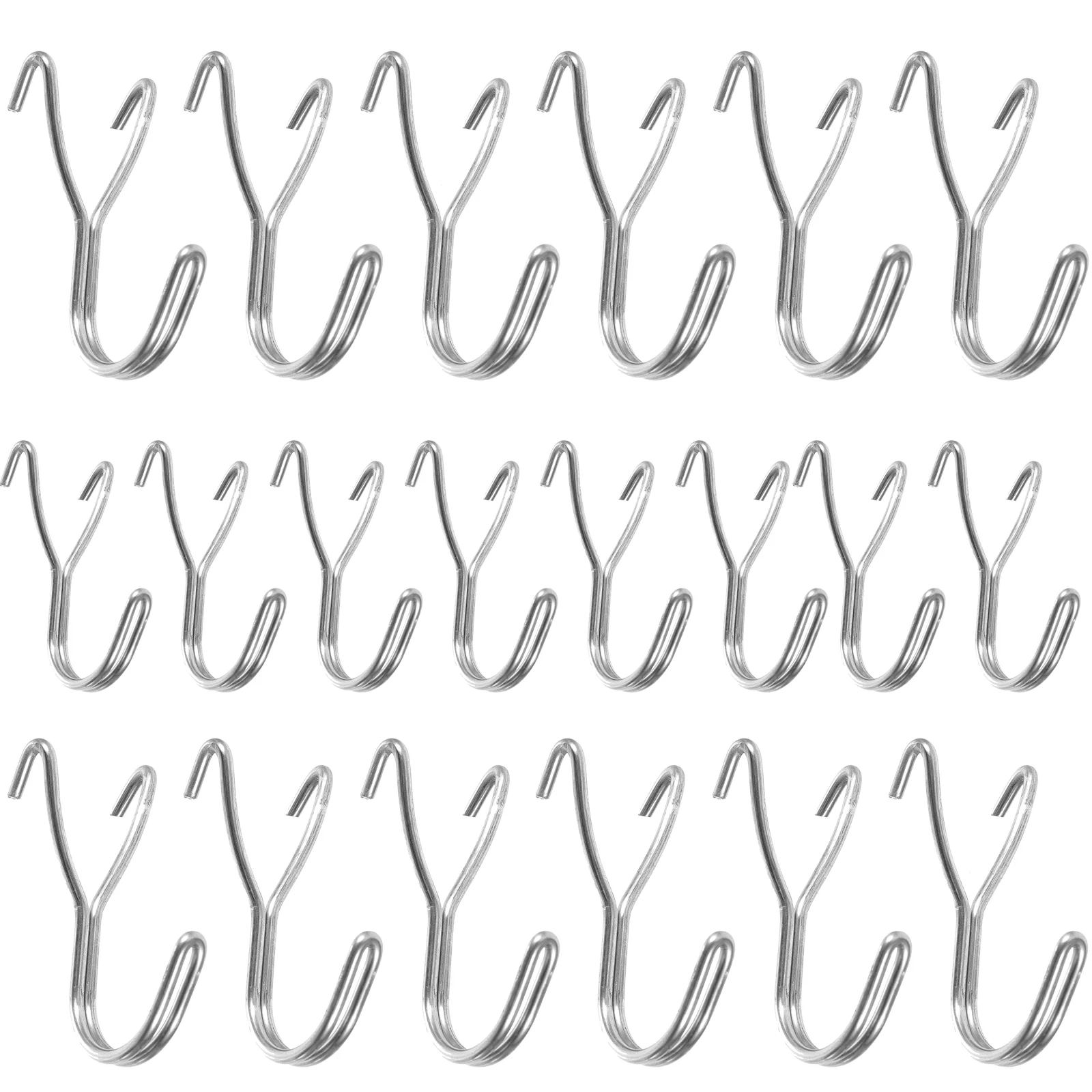 20 Pcs Peg Board Hook Metal Pegboard Hooks Heavy Duty Pegs for Panel Keys Hanger 304 Stainless Steel Hanging Wall