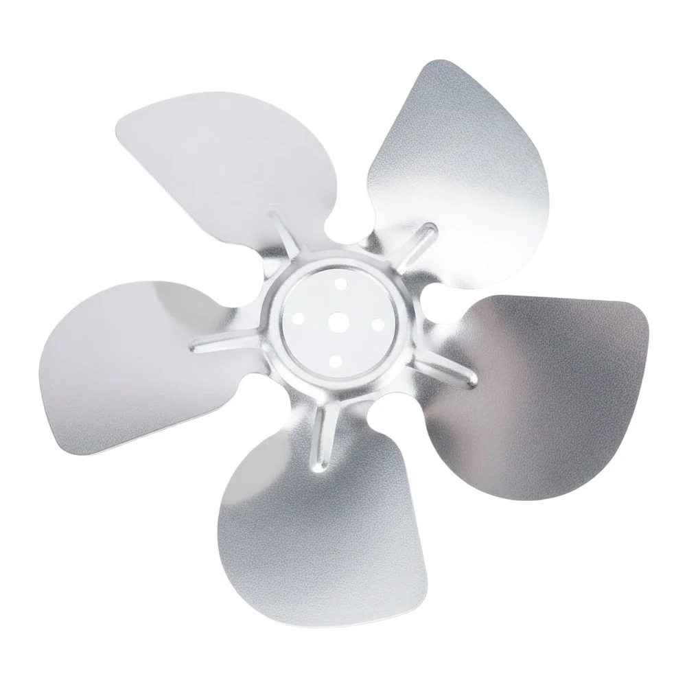 4pcs Aluminum Fan Blade for Refrigerator Cooling Fans with 6.9mm Center Hole and Suction-Optimized Blade Profile for Airflow