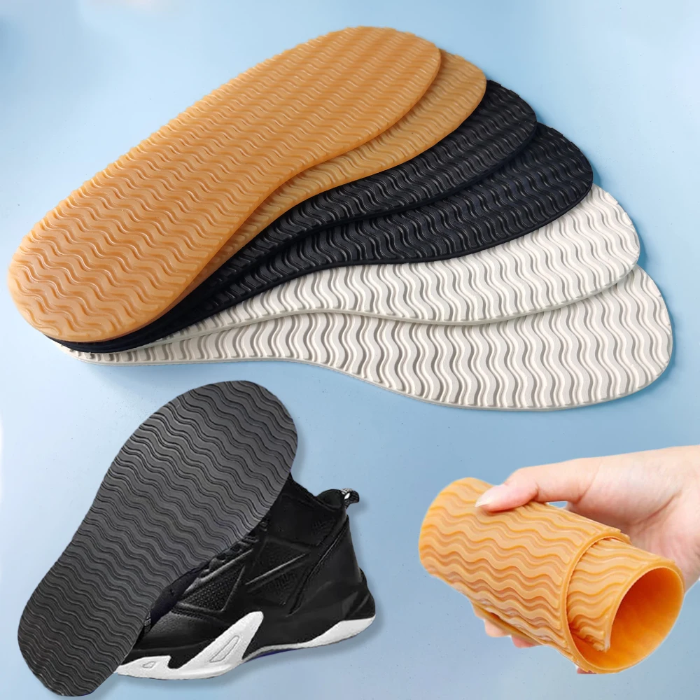 Rubber Soles for Bottom of Shoes Repair Replacement Material for Shoes Non-Slip Full Sole Protector Sneakers DIY Outsole Insoles