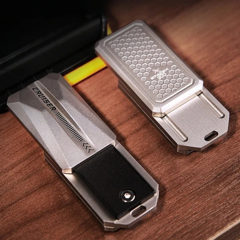 

Непоседа с храповым механизмом, магнитная карта, механический слайдер, толкающая пластина, EDC, металлическая сенсорная игрушка для снятия стресса