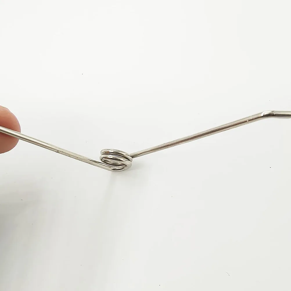 

20pcs Pruner Spring Parts for Garden Trimmer Stainless Steel Anti Rust V Shape White Color Easy Use Storage Carrying