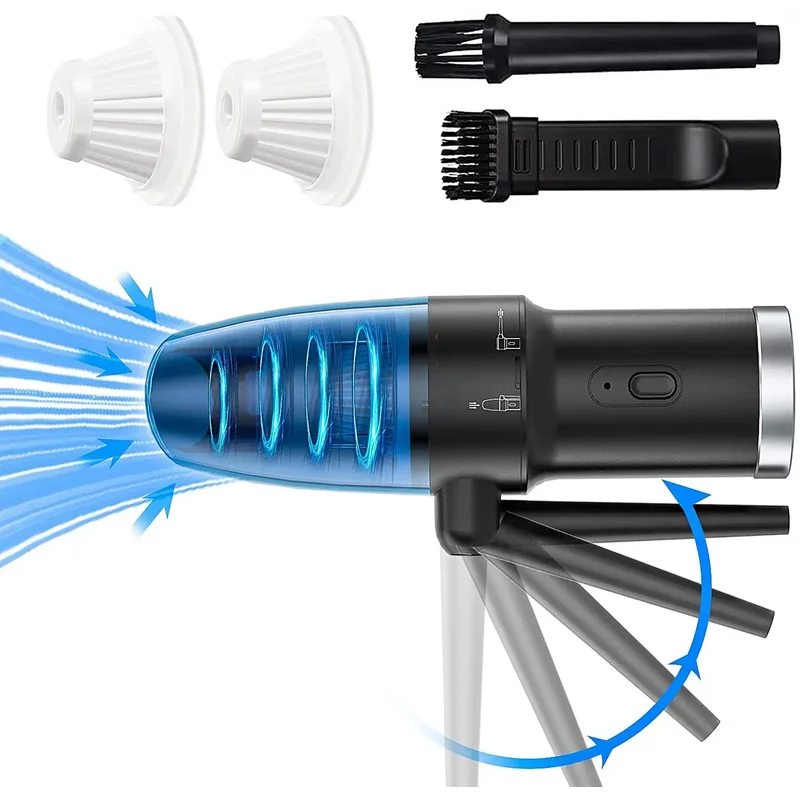OEM Replacement Handheld Mini Vacuum Cleaner Cordless Air Duster Remover Computer Desk Electric