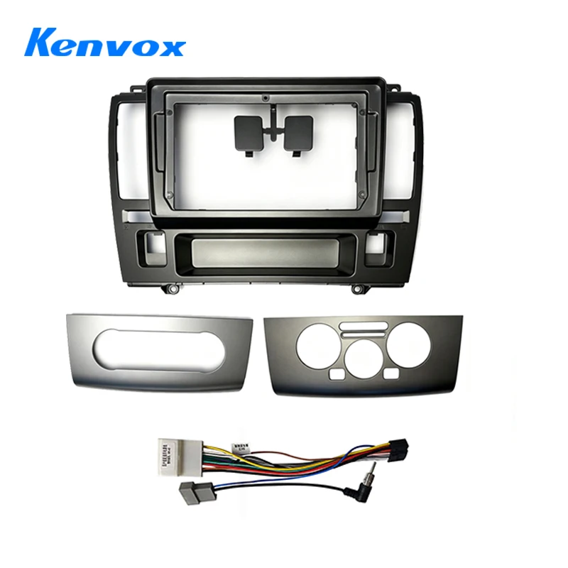 2Din Car radio fascia Frame For Nissan Tiida C11 2004-2013 Stereo Panel Dash Kit wire harness adapter
