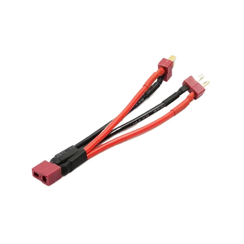 T Plug Harness แบตเตอรี่แบบขนานสายเชื่อมต่อ Dual Extension Y Splitter ซิลิโคนสําหรับ Rc DIY Quadcopte FIXED Wing รุ่น