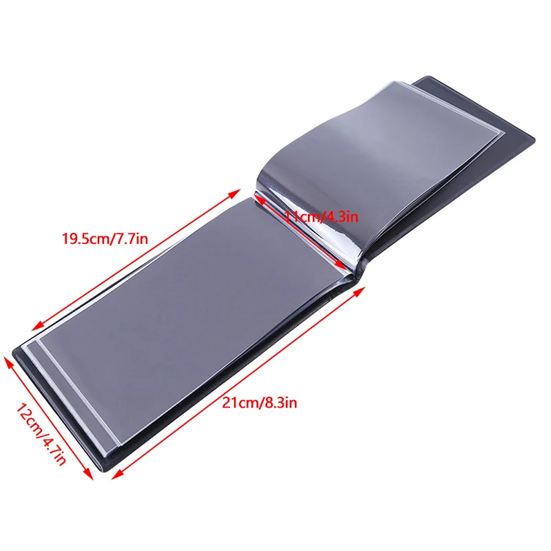 20 صفحة من ألبوم جمع الأموال الورقية، جيوب، الأوراق النقدية للجامع، حقيبة واقية من أوراق الشجر السائبة