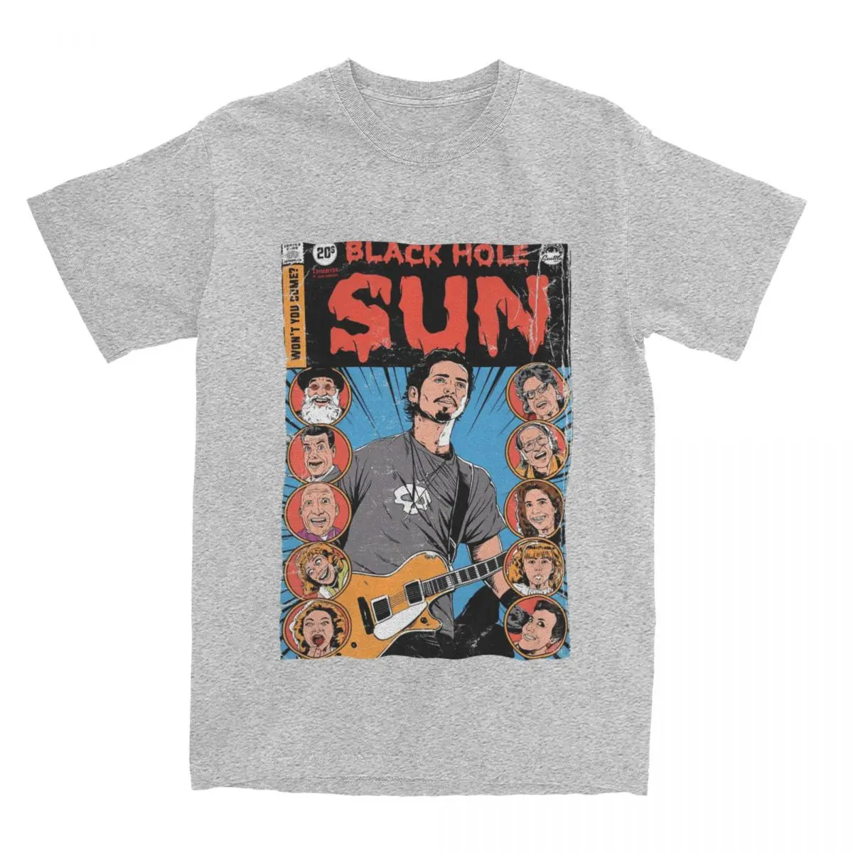 Unique Black Hole Sun Soundgarden T Shirt Men Women